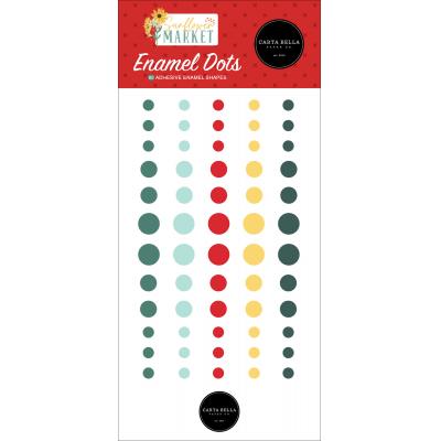 Carta Bella Sunflower Market Embellishments - Enamel Dots